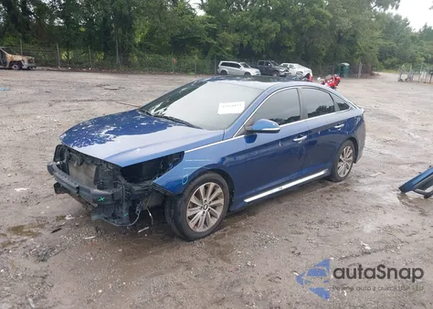 2017 Hyundai Sonata Sport z USA, uszkodzony, nr VIN 5NPE34AF5HH559405